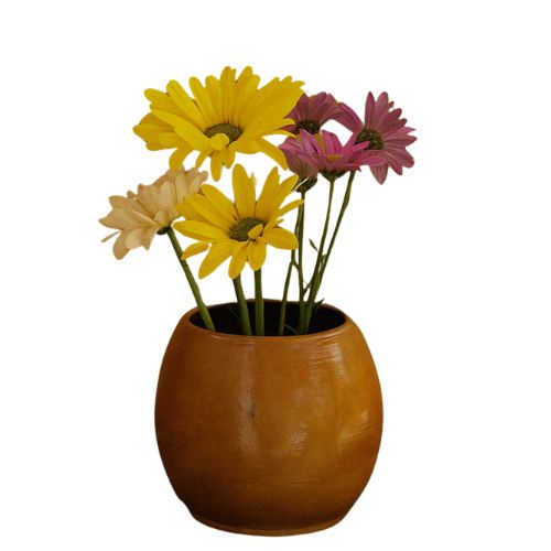 Florero Impermeable de Barro
